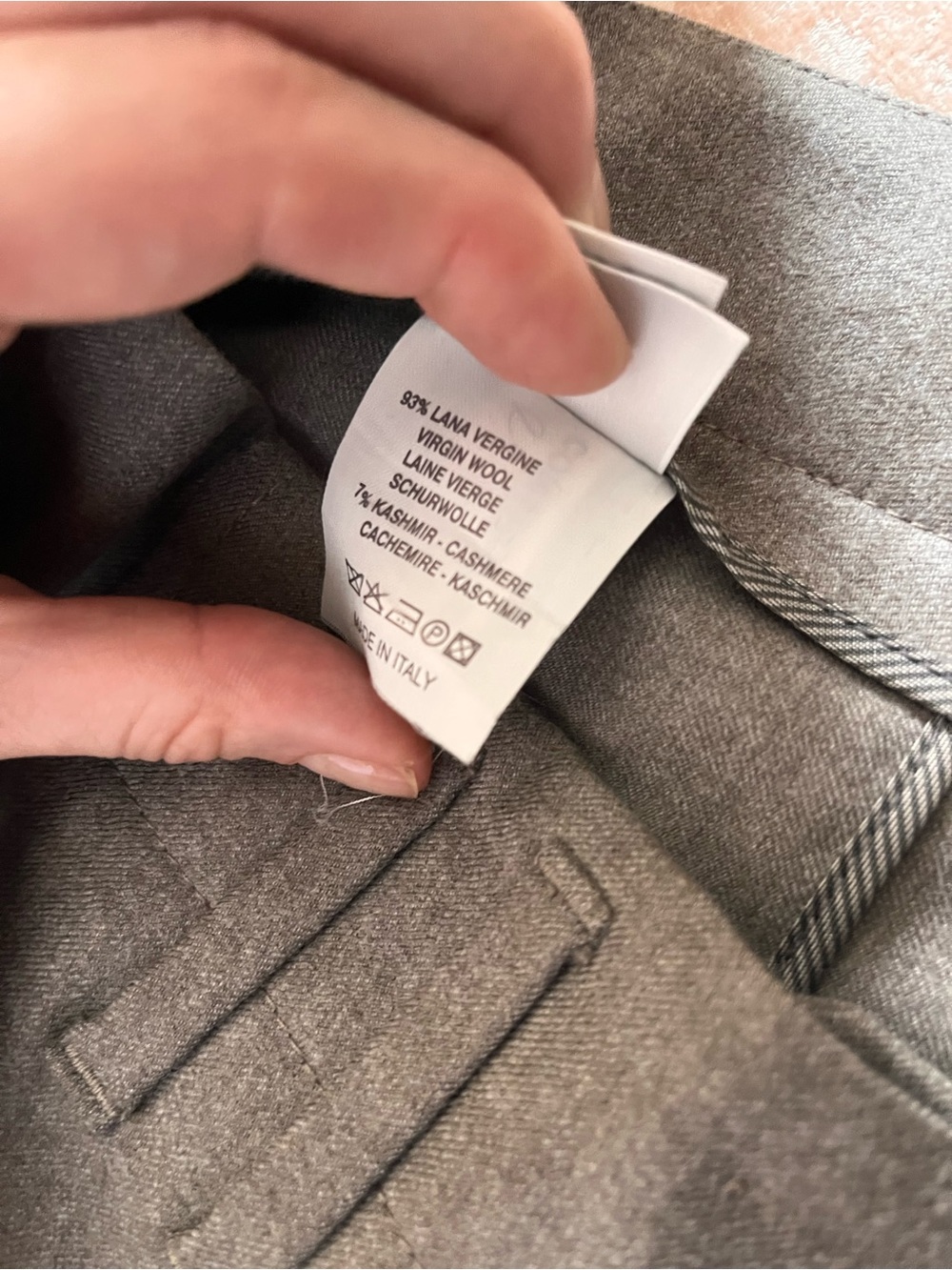 Stunning Brunello Cuccinelli Wool and Cachemire Straight Leg pleated trousers - Picture 7 of 10
